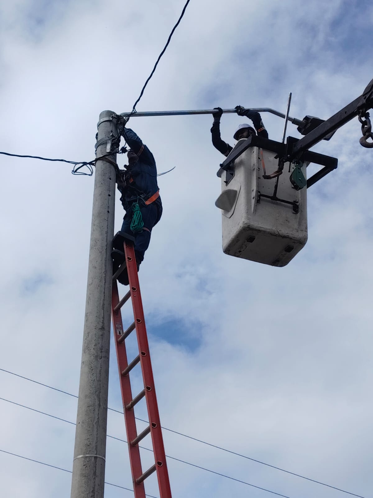 Modernización LED en áreas rurales de Tibasosa